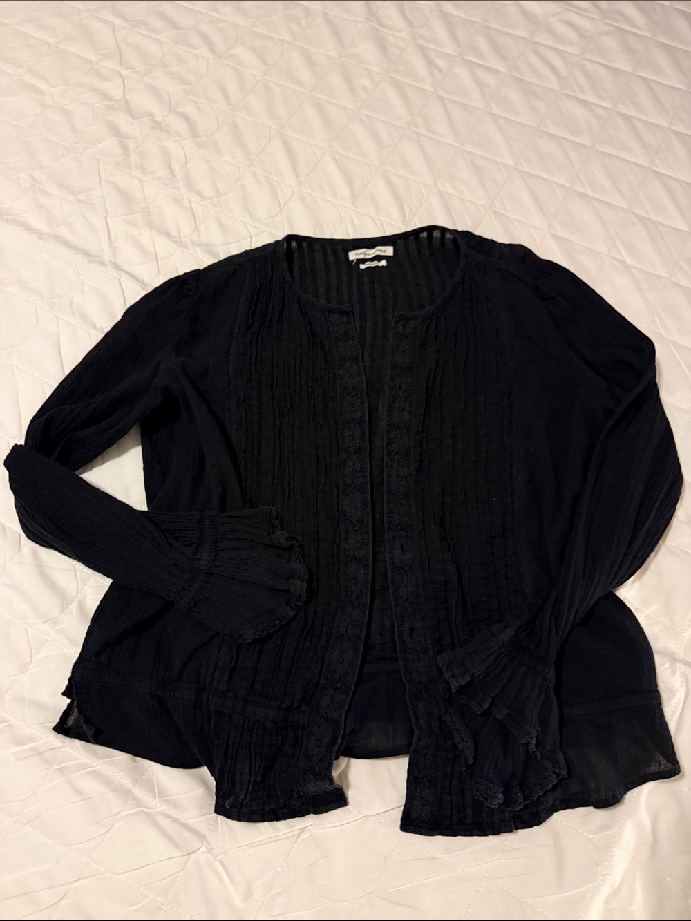 Marant black Women's Lightweight Ruffled top